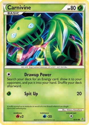 Carnivine 046 - Reverse Holofoil Unleashed - Common