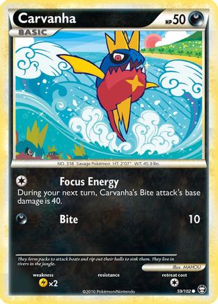 Carvanha 059 - Reverse Holofoil Triumphant - Common