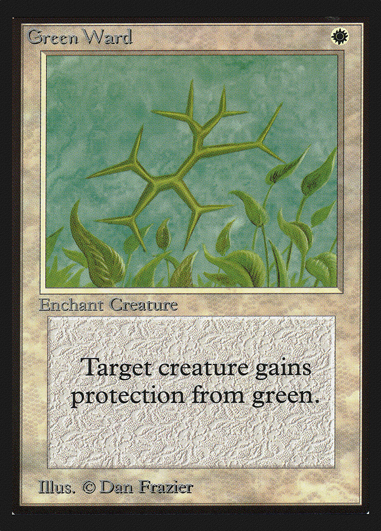 Green Ward (IED-021) - Intl. Collectors' Edition
