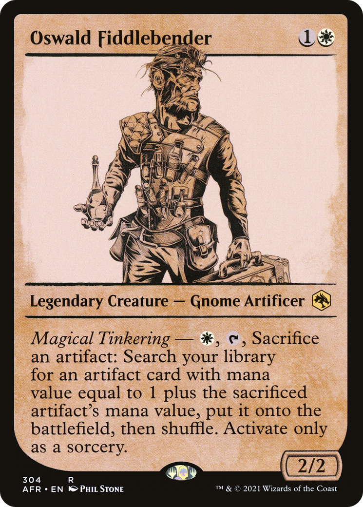 Oswald Fiddlebender (AFR-304) - Adventures in the Forgotten Realms: (Showcase) Foil