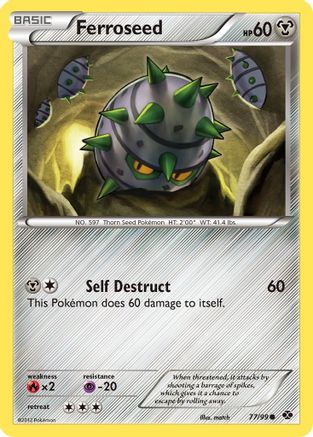 Ferroseed 077 - Reverse Holofoil Next Destinies - Common