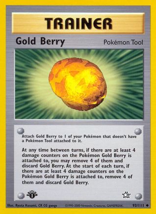 Gold Berry 093/111 - Unlimited Neo Genesis - Uncommon