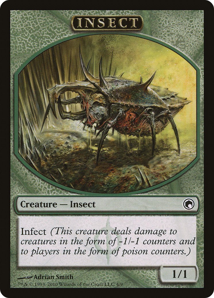 Insect (SOM-004) - Scars of Mirrodin Tokens