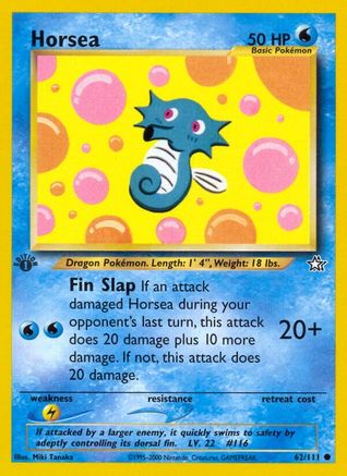 Horsea 062/111 - Unlimited Neo Genesis - Common