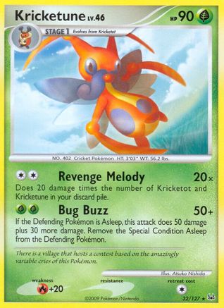Kricketune 032 Platinum - Rare