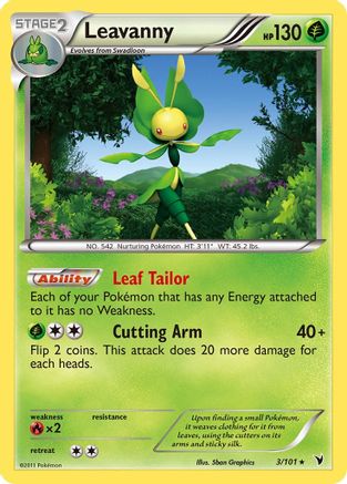 Leavanny 003 - Holofoil Noble Victories - Holo Rare