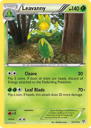Leavanny 010 Plasma Storm - Rare