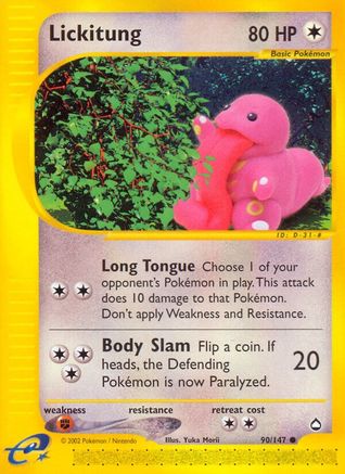 Lickitung 090 Aquapolis - Common