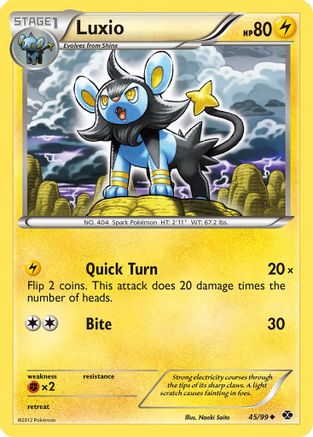 Luxio (45) 045 Next Destinies - Uncommon