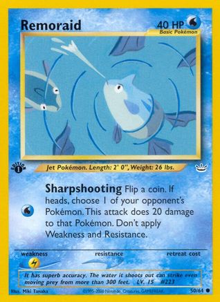 Remoraid 050/64 - Unlimited Neo Revelation - Common