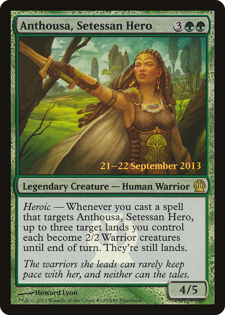 Anthousa, Setessan Hero (PRE-149★) - Theros Promos Foil
