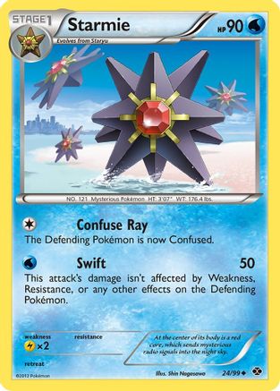 Starmie 024 - Reverse Holofoil Next Destinies - Uncommon