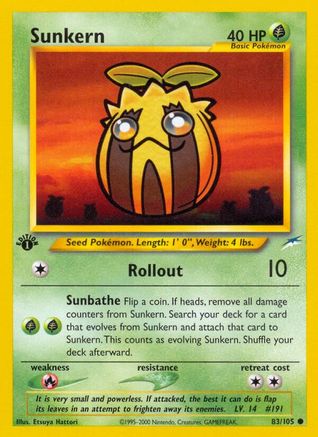 Sunkern 083/105 - Unlimited Neo Destiny - Common