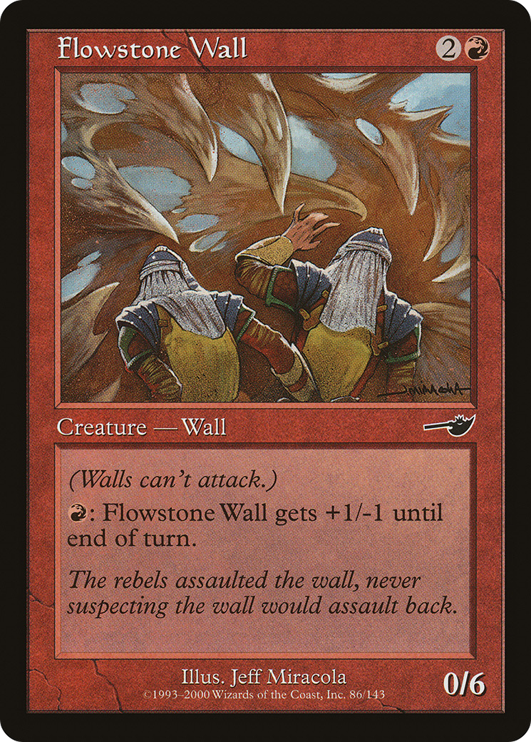 Flowstone Wall (NMS-086) - Nemesis Foil
