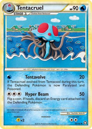 Tentacruel 050/102 Triumphant - Uncommon