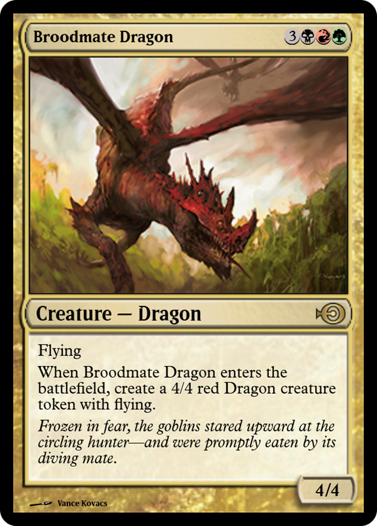 Broodmate Dragon (PRM-36148) - Magic Online Promos Foil