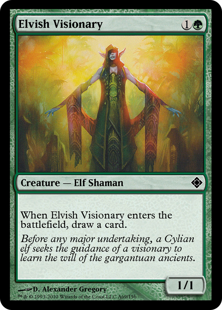 Elvish Visionary (TD0-A69) - Magic Online Theme Decks