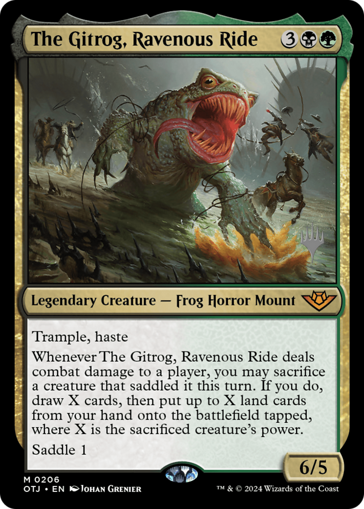 The Gitrog, Ravenous Ride (PPOTJ-206P) - Outlaws of Thunder Junction Promos