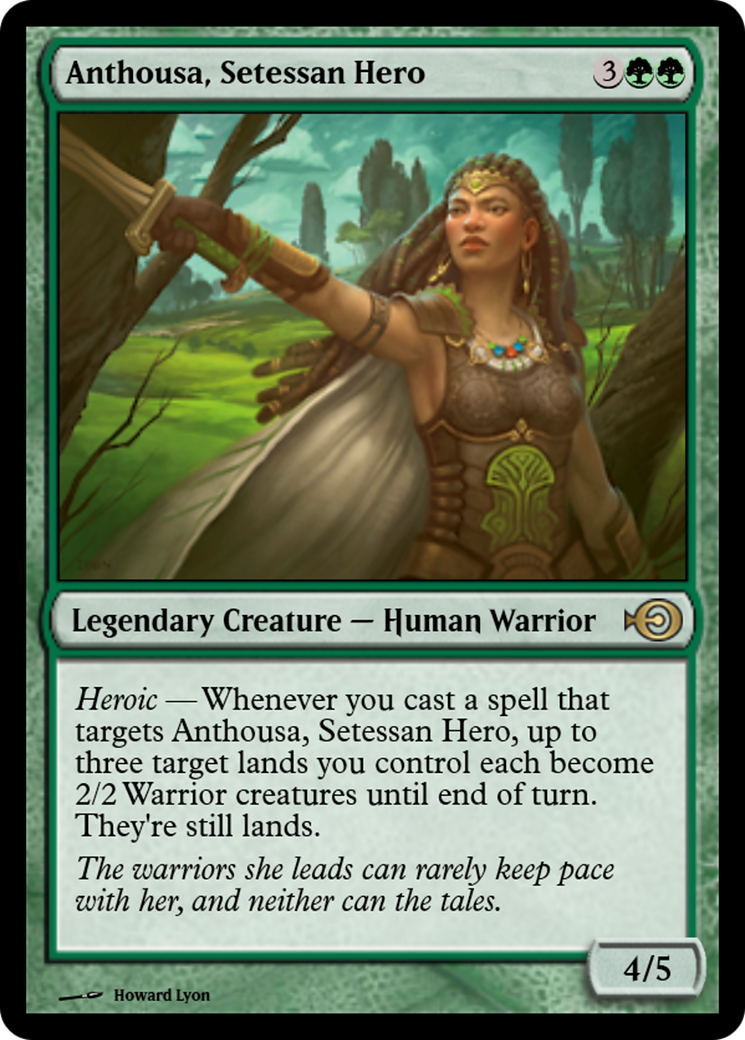 Anthousa, Setessan Hero (PRM-50124) - Magic Online Promos Foil