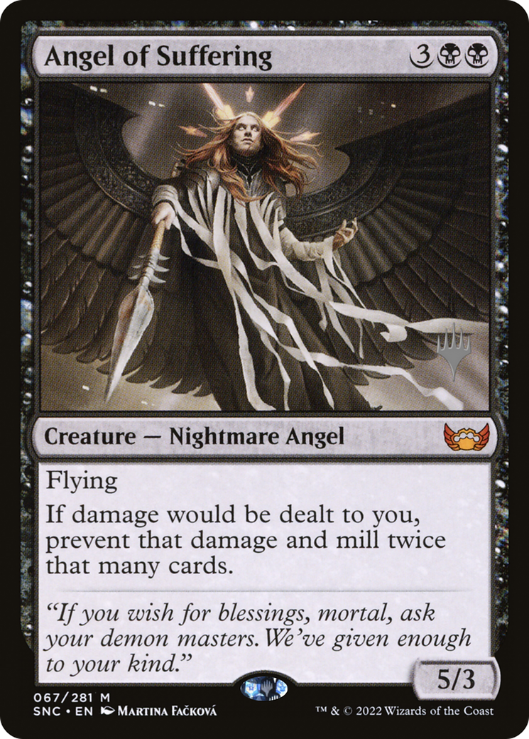 Angel of Suffering (PPSNC-67P) - Streets of New Capenna Promos Foil