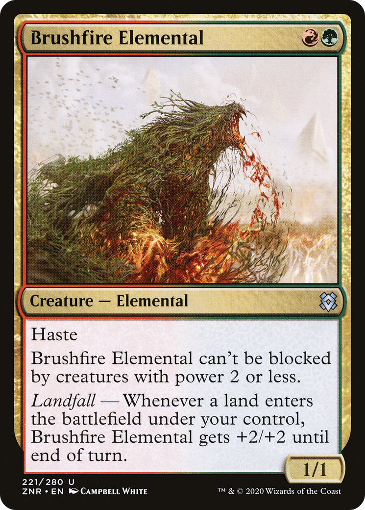 Brushfire Elemental (ZNR-221) - Zendikar Rising