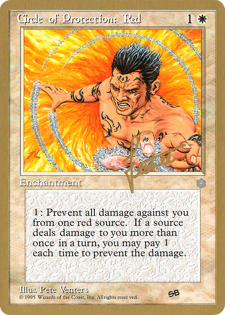 Circle of Protection: Red (WCD-BL15SB) - Pro Tour Collector Set
