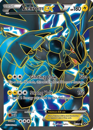 Zekrom EX (97 Full Art) 097 - Holofoil Next Destinies - Ultra Rare