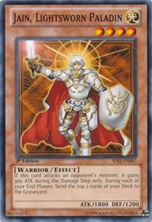Jain, Lightsworn Paladin (SDLI-EN007) - Structure Deck: Realm of Light 1st Edition