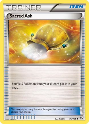 Sacred Ash 096/106 XY Flashfire - Uncommon