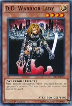 D.D. Warrior Lady (YS14-ENA04) - Super Starter: Space-Time Showdown Power-Up Pack 1st Edition