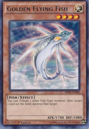 Golden Flying Fish (BP03-EN040) - Battle Pack 3: Monster League 1st Edition