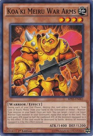 Koa'ki Meiru War Arms (BP03-EN061) - Battle Pack 3: Monster League 1st Edition