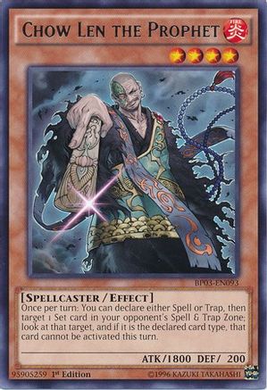 Chow Len the Prophet (BP03-EN093) - Battle Pack 3: Monster League 1st Edition