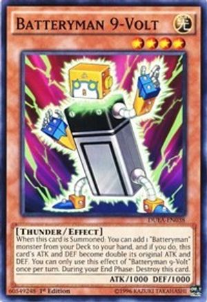 Batteryman 9-Volt (DUEA-EN038) - Duelist Alliance 1st Edition