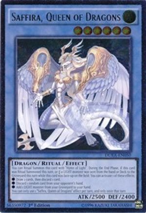 Saffira, Queen of Dragons (UTR) (DUEA-EN050) - Duelist Alliance 1st Edition