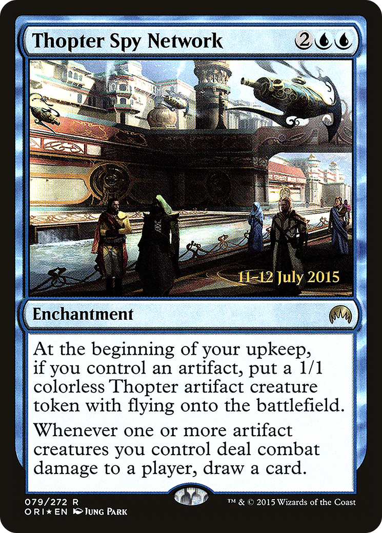 Thopter Spy Network (PRE-79S) - Magic Origins Promos Foil
