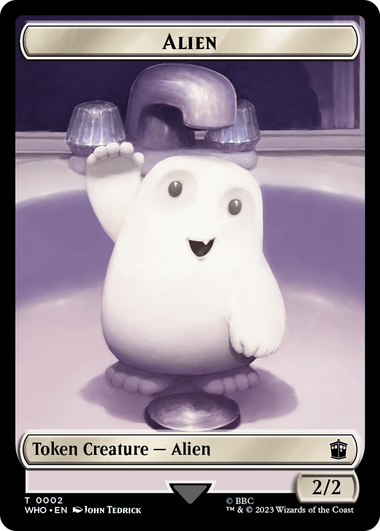 Alien (TWHO-002) - Doctor Who Tokens