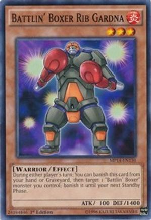 Battlin' Boxer Rib Gardna (MP14-EN130) - 2014 Mega-Tins Mega Pack 1st Edition