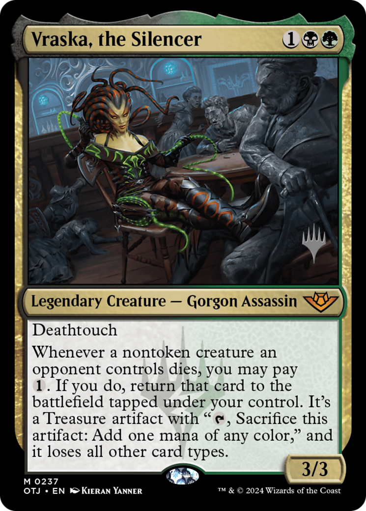 Vraska, the Silencer (PPOTJ-237P) - Outlaws of Thunder Junction Promos Foil