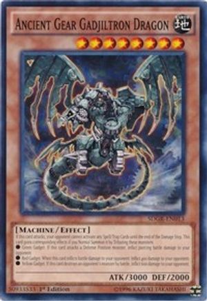 Ancient Gear Gadjiltron Dragon (SDGR-EN013) - Structure Deck: Geargia Rampage 1st Edition