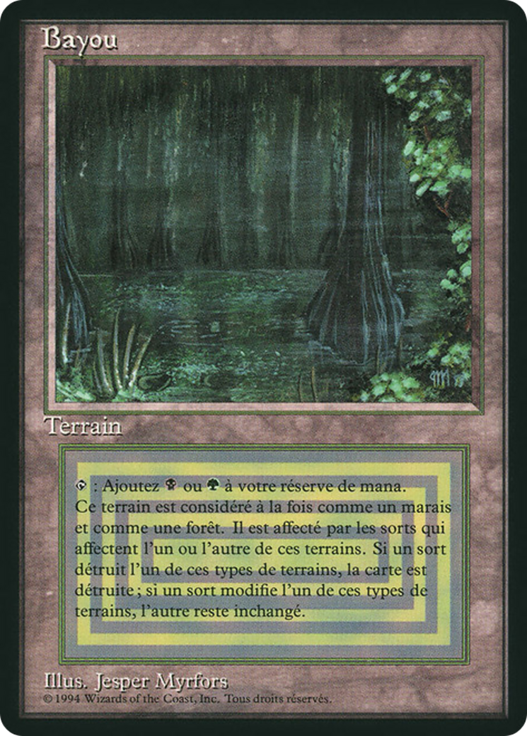 Bayou (FBB-283) - Foreign Black Border