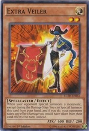 Extra Veiler (LC5D-EN064) - Legendary Collection 5D's 1st Edition