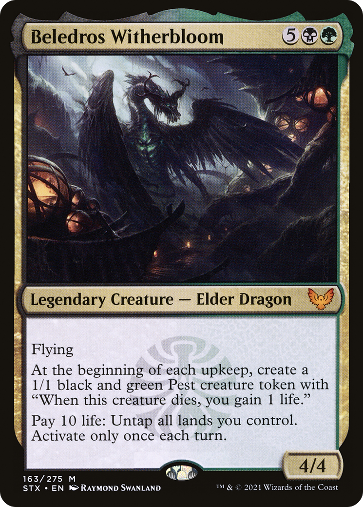 Beledros Witherbloom (STX-163) - Strixhaven: School of Mages Foil