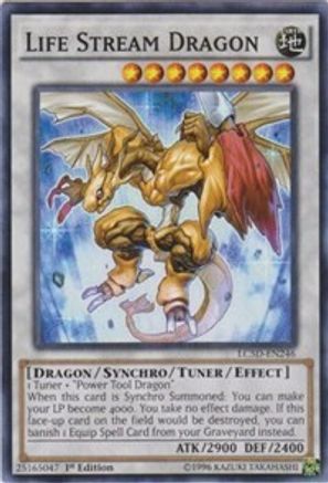 Life Stream Dragon (LC5D-EN246) - Legendary Collection 5D's 1st Edition