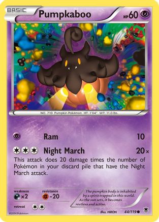 Pumpkaboo 044/119 XY Phantom Forces - Common