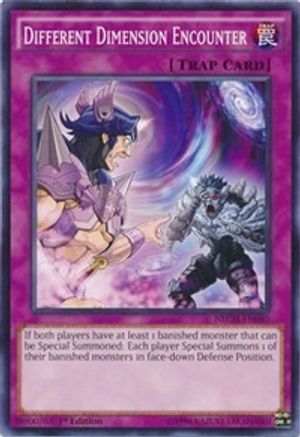 Different Dimension Encounter (NECH-EN080) - The New Challengers 1st Edition