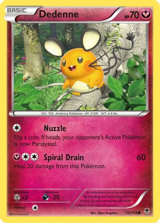 Dedenne 070/119 XY Phantom Forces - Common