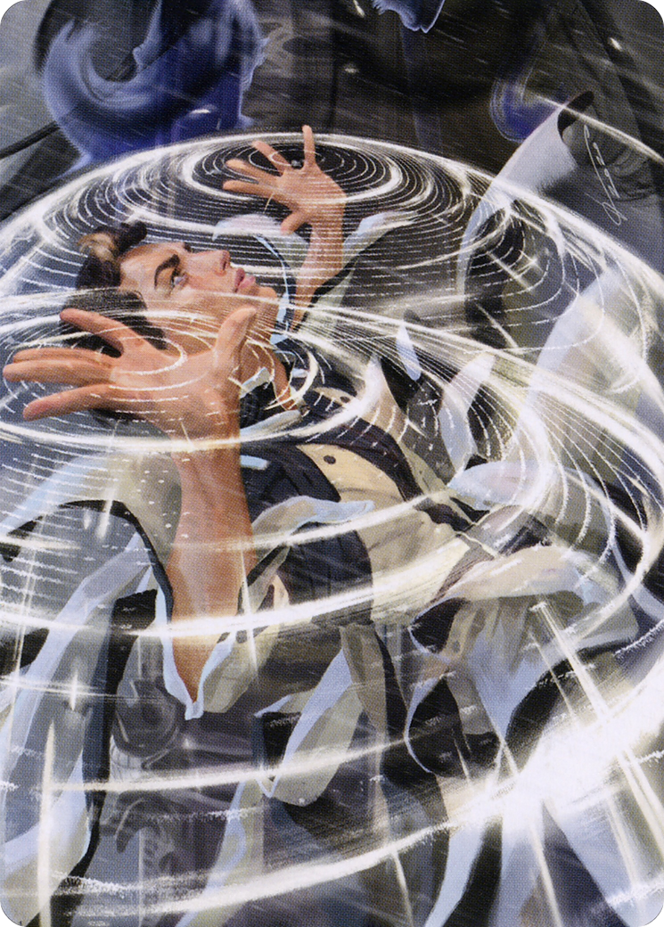 Selfless Glyphweaver // Selfless Glyphweaver (ASTX-039) - Strixhaven Art Series (Borderless)