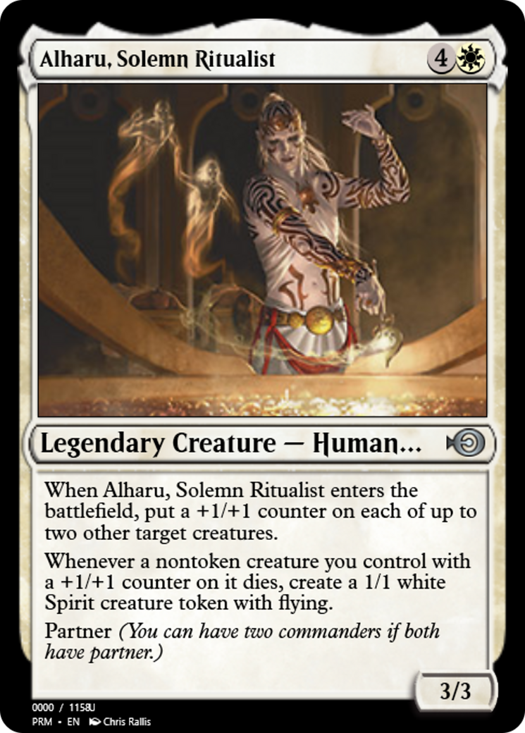Alharu, Solemn Ritualist (PRM-86320) - Magic Online Promos Foil