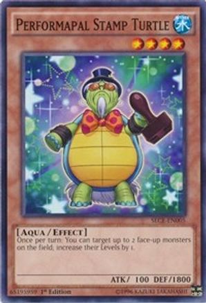 Performapal Stamp Turtle (SECE-EN005) - Secrets of Eternity 1st Edition